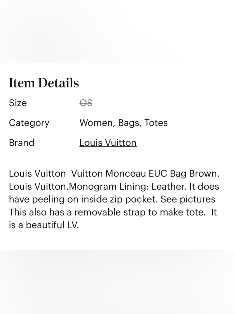 Louis Vuitton Monogram Canvas Top Handle Bag in Brown and Gold - Picture 15 of 15
